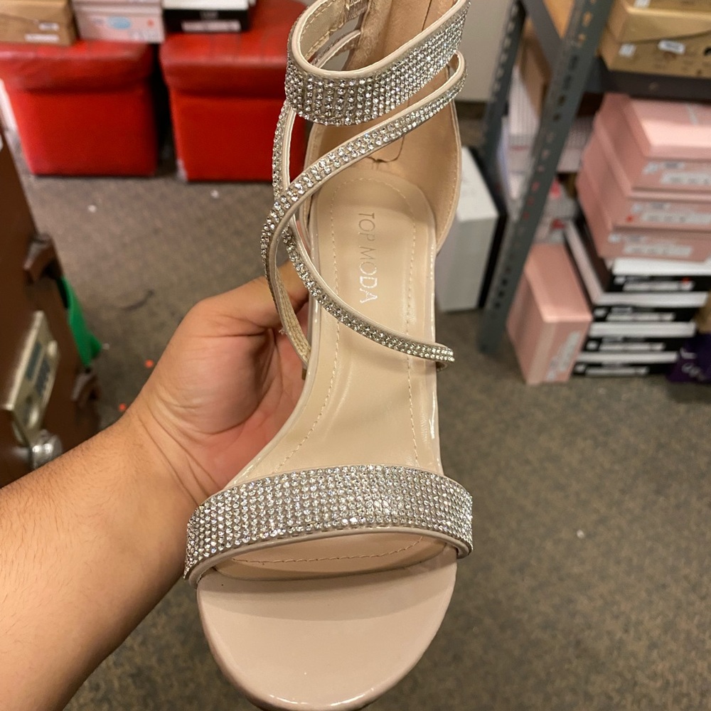 Natural colored heels